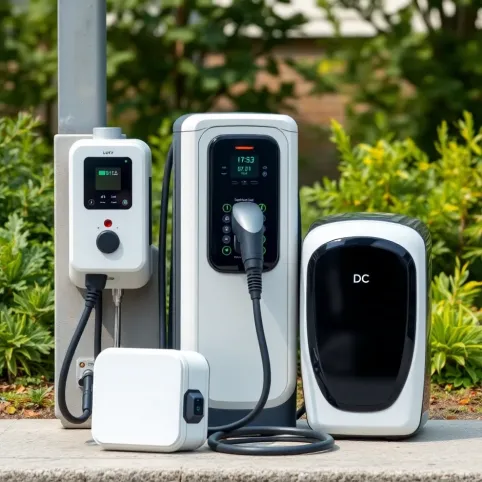 Rodzaje stacji ładowania samochodów elektrycznych