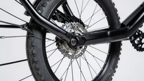 Rower elektryczny z silnikiem w tylnym kole