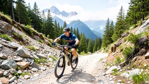 rowerem elektrycznym po górach skrzyczne