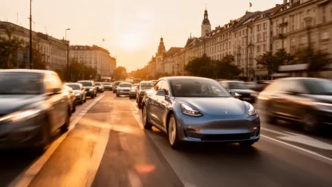 samochód elektryczny buspas warszawa