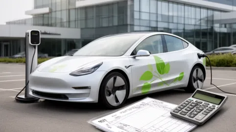 samochód elektryczny w firmie