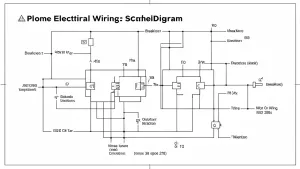 Schemat domowej sieci elektrycznej
