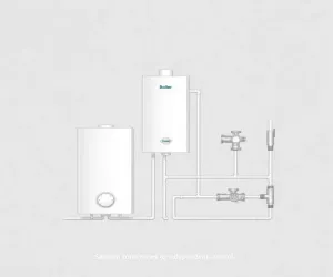 Schemat instalacji co dwa obiegi