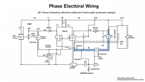 Schemat instalacji elektrycznej jednofazowej w domu