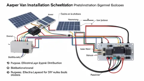 Schemat instalacji w kamperze