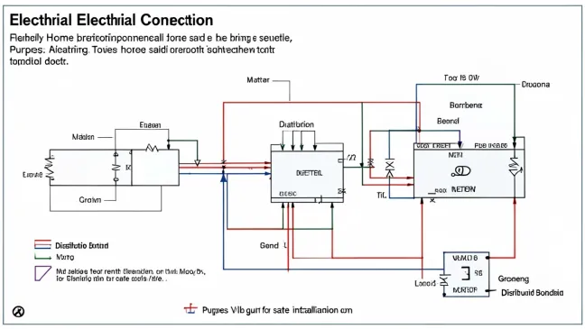 Schemat przyłącza elektrycznego domu jednorodzinnego