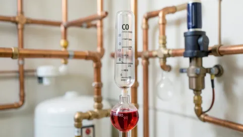 Spadek ciśnienia w instalacji CO układzie zamkniętym