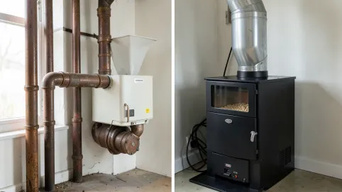 Stara instalacja co a piec peletowy