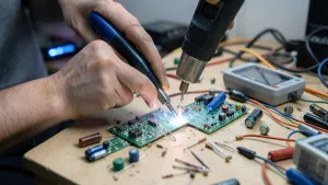 Technik elektronik co robi