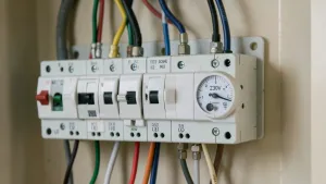 W Polsce napięcie skuteczne w domowej instalacji elektrycznej