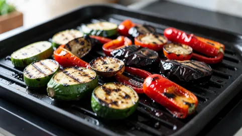 warzywa z grilla elektrycznego