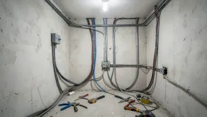 Wymiana instalacji elektrycznej w mieszkaniu komunalnym