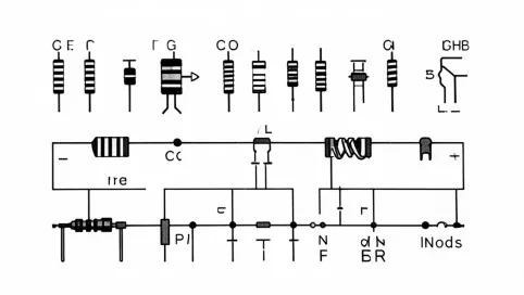 Wzory symboli elementów elektronicznych