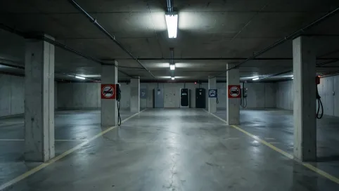 Zakaz parkowania elektryków w garażach podziemnych