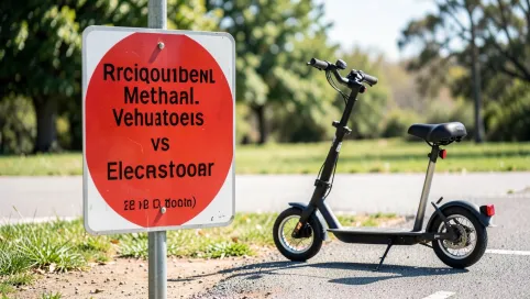 Zakaz prowadzenia pojazdów mechanicznych a hulajnoga elektryczna