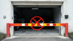 Zakaz wjazdu samochodów elektrycznych do garażu