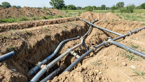 Zmiana przebiegu instalacji gazowej na działce