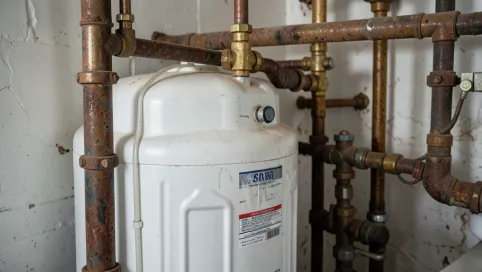 Zmiękczacz wody w starej instalacji