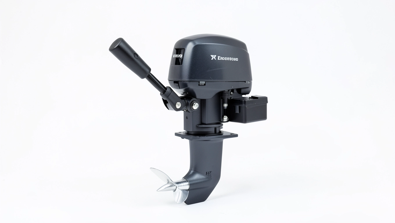 Silnik zaburtowy elektryczny z akumulatorem