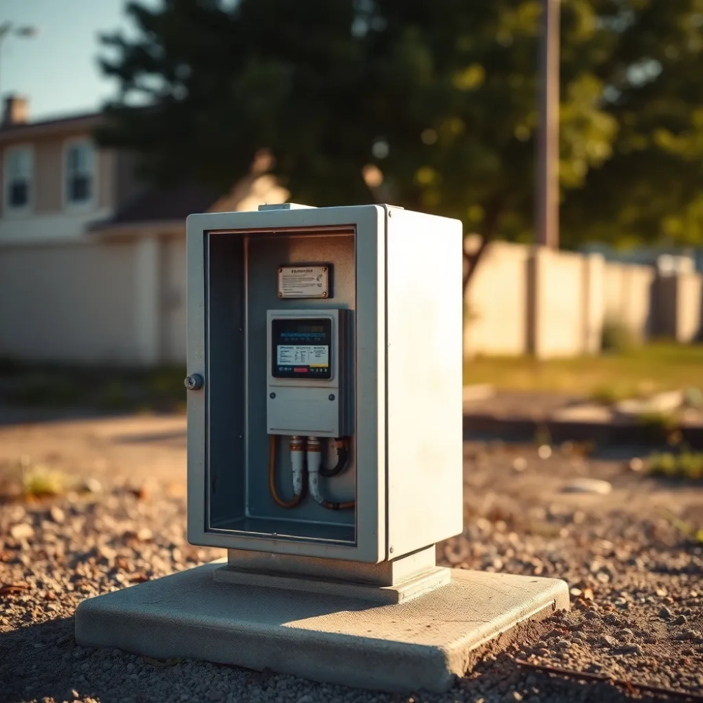 Skrzynka elektryczna na działce i co dalej