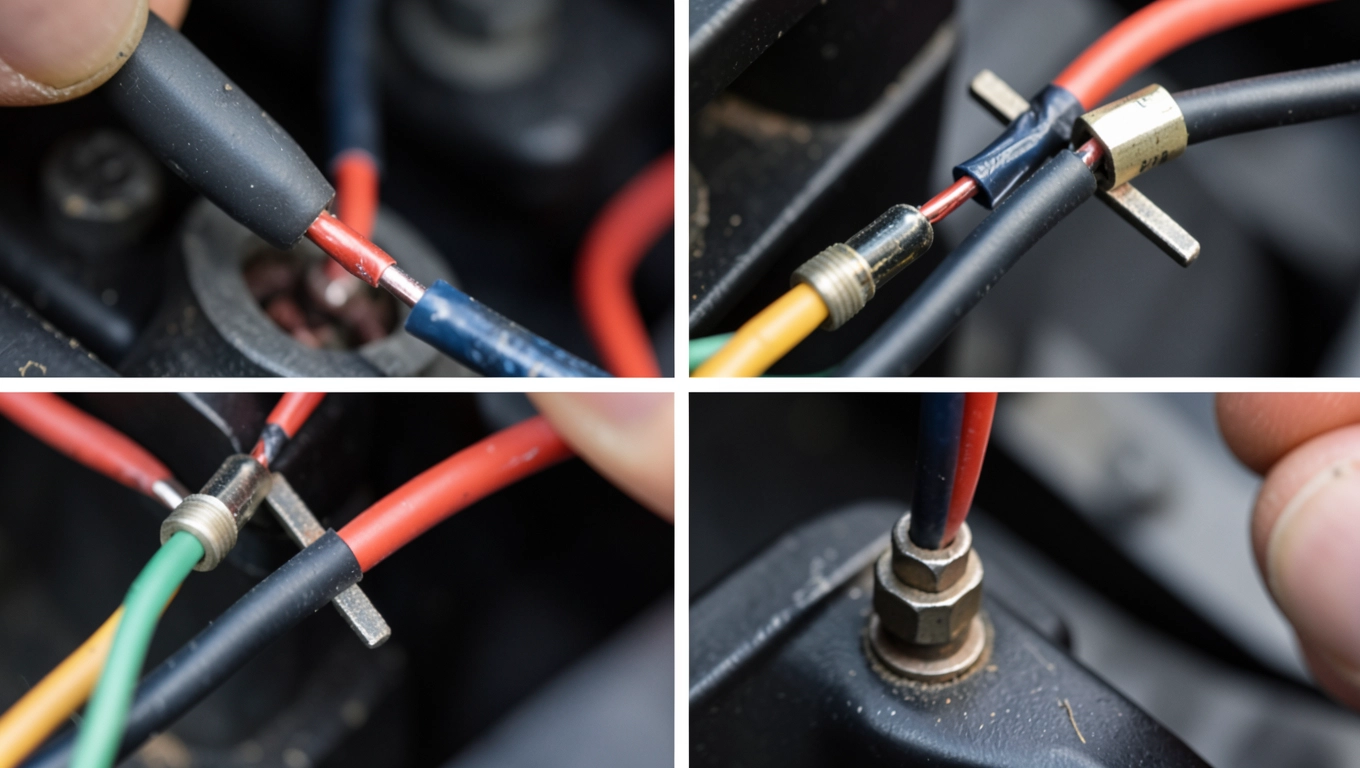 Sposoby łączenia przewodów elektrycznych w samochodzie