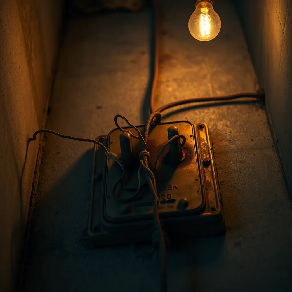 Stara instalacja elektryczna w bloku