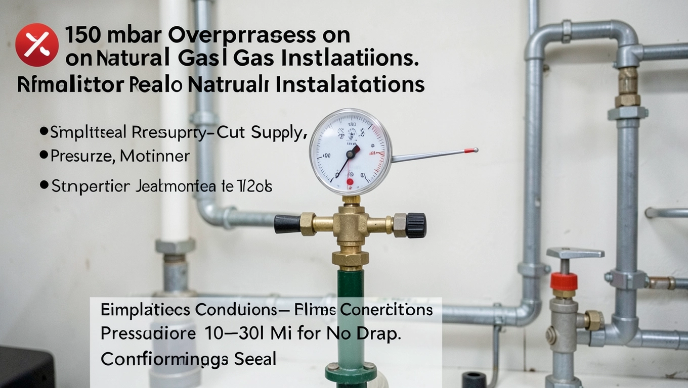 Test szczelności wszystkich instalacji gazowych