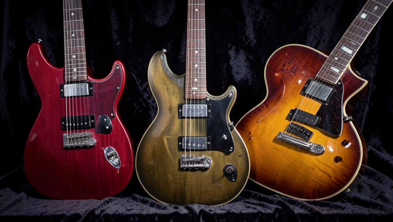 typy gitar elektrycznych