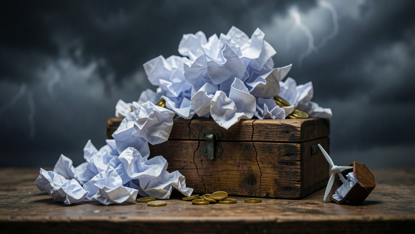 Wyczerpanie budżetu w Moja Elektrownia Wiatrowa przez lawinę wniosków