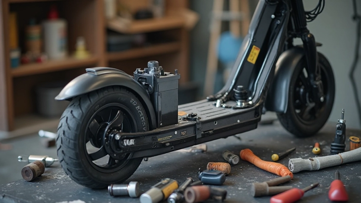 Wymiana baterii w hulajnodze elektrycznej