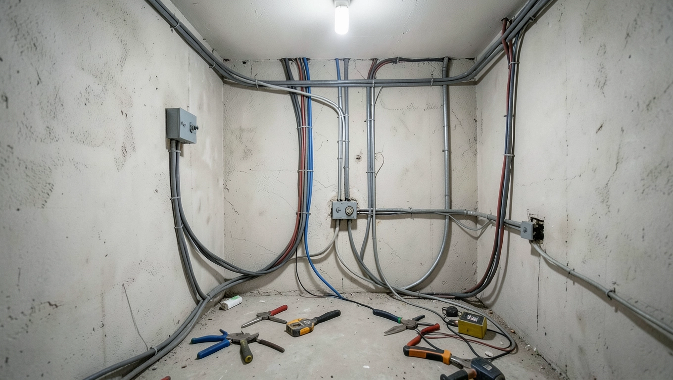 Wymiana instalacji elektrycznej w mieszkaniu komunalnym