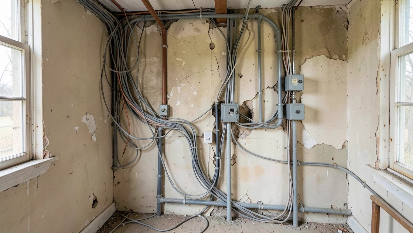Wymiana instalacji elektrycznej w starym domu