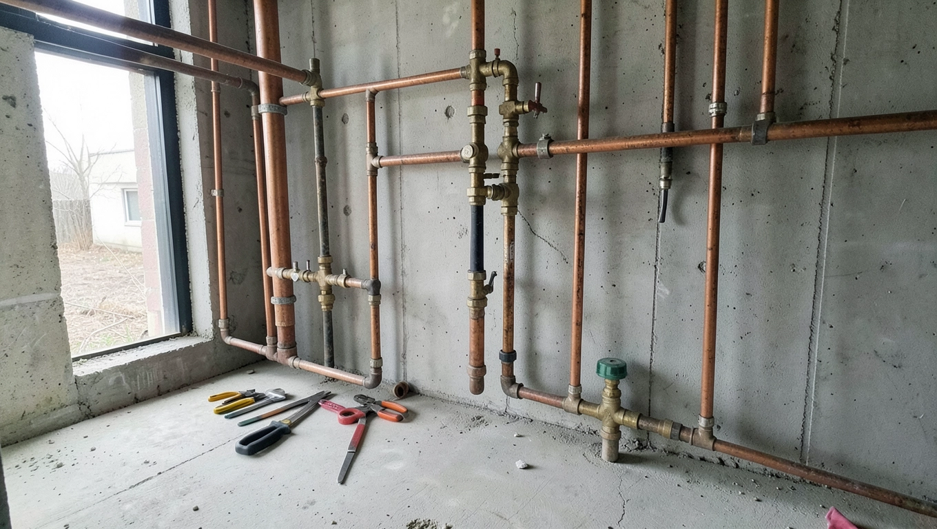 Wymiana instalacji hydraulicznej w bloku