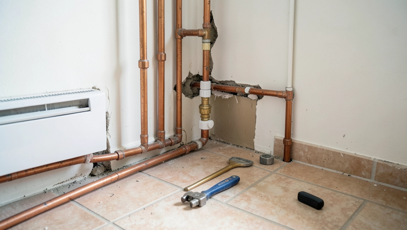 Wymiana instalacji wodnej w mieszkaniu