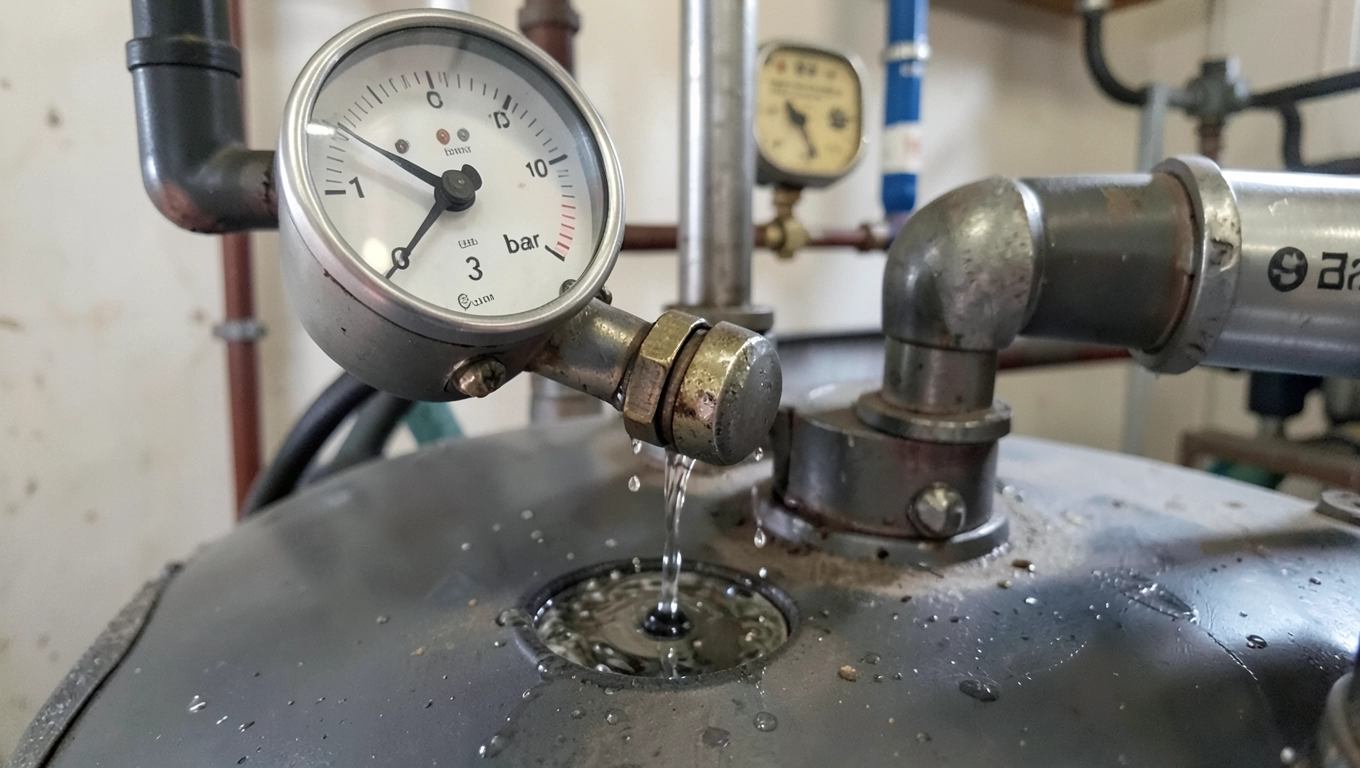 Za duże ciśnienie w instalacji co