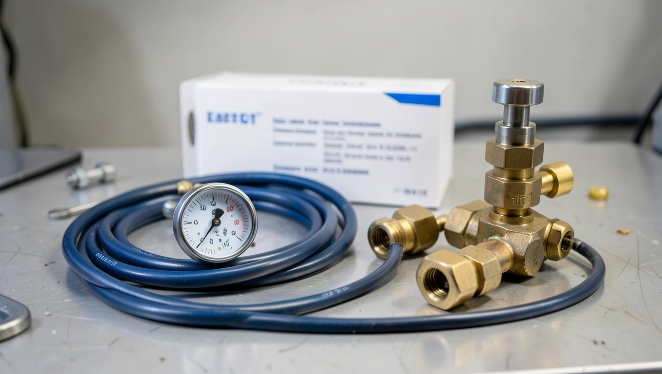 Zestaw do próby szczelności instalacji gazowej