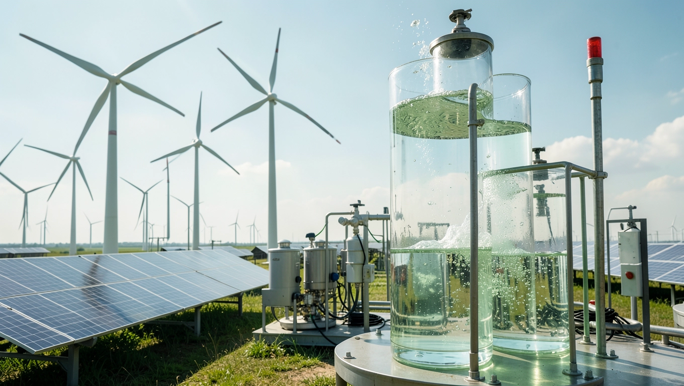 Zielony wodór z elektrolizy na OZE