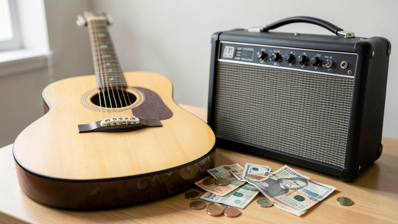 Budżet na gitarę i wzmacniacz