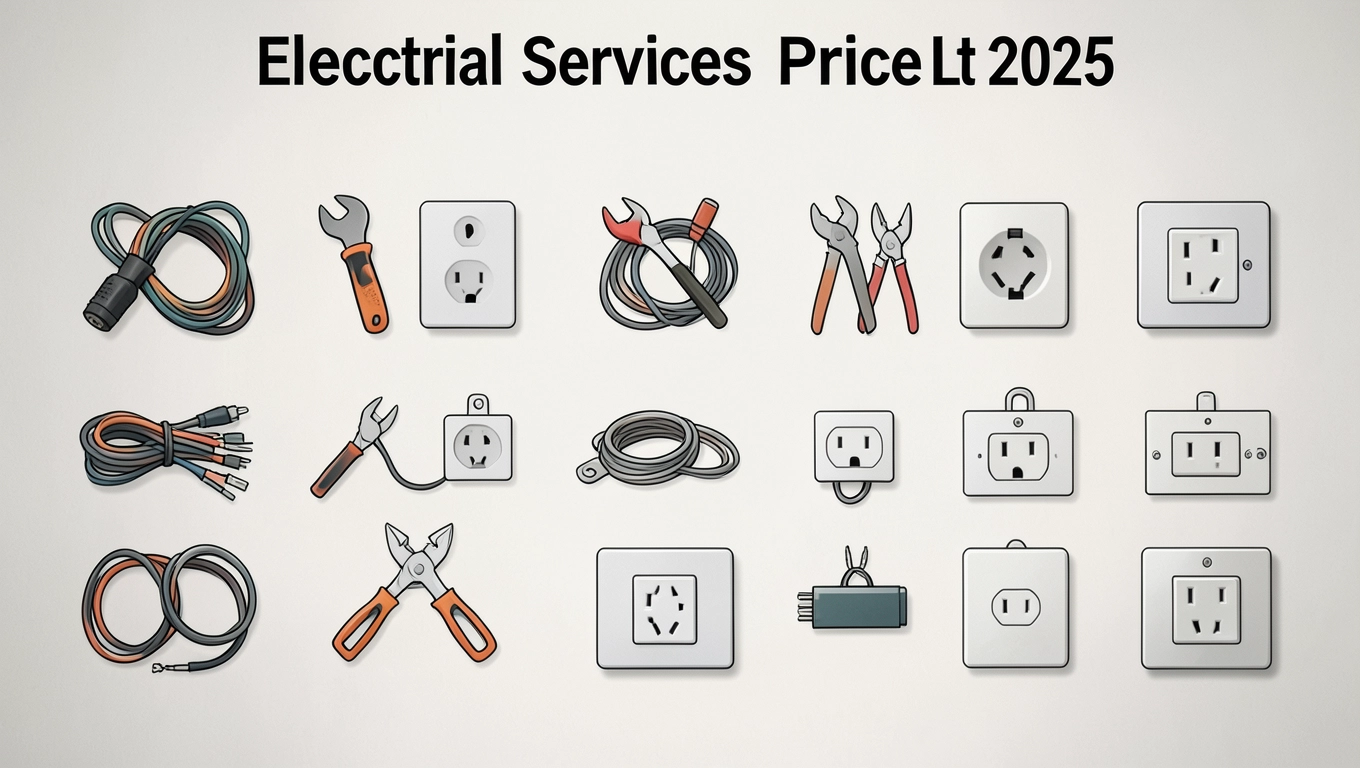 Cennik usług elektrycznych 2025