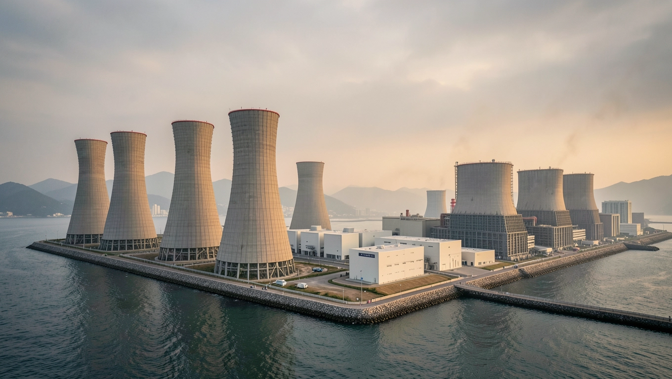 Elektrownie atomowe w Azji, czyli giganty z Japonii, Korei i Chin