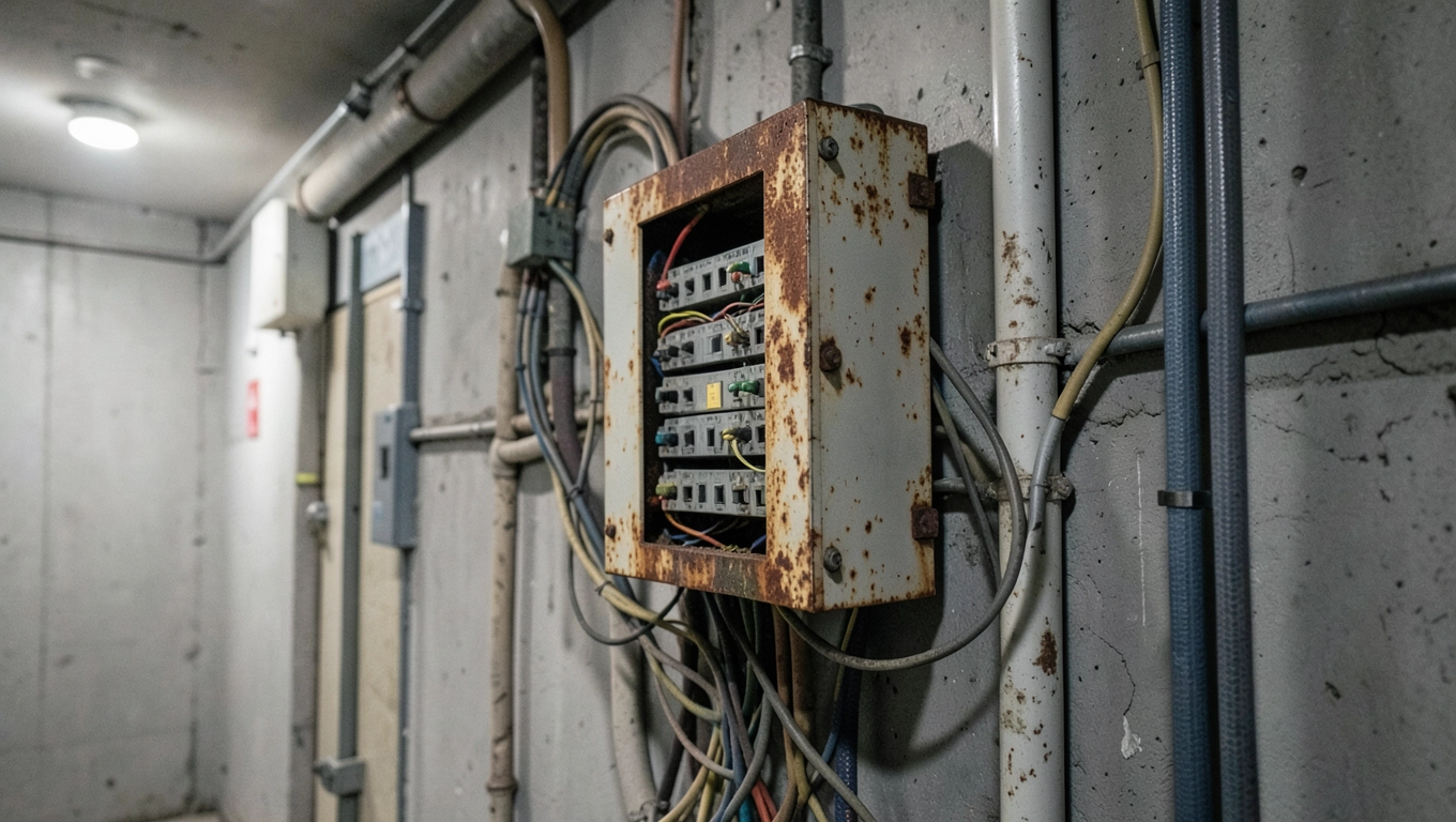 Elektryk w bloku