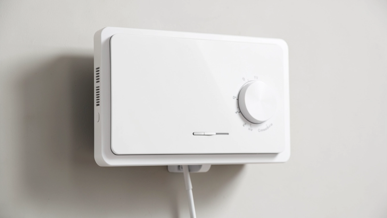 Grzejnik elektryczny z termostatem na ścianę
