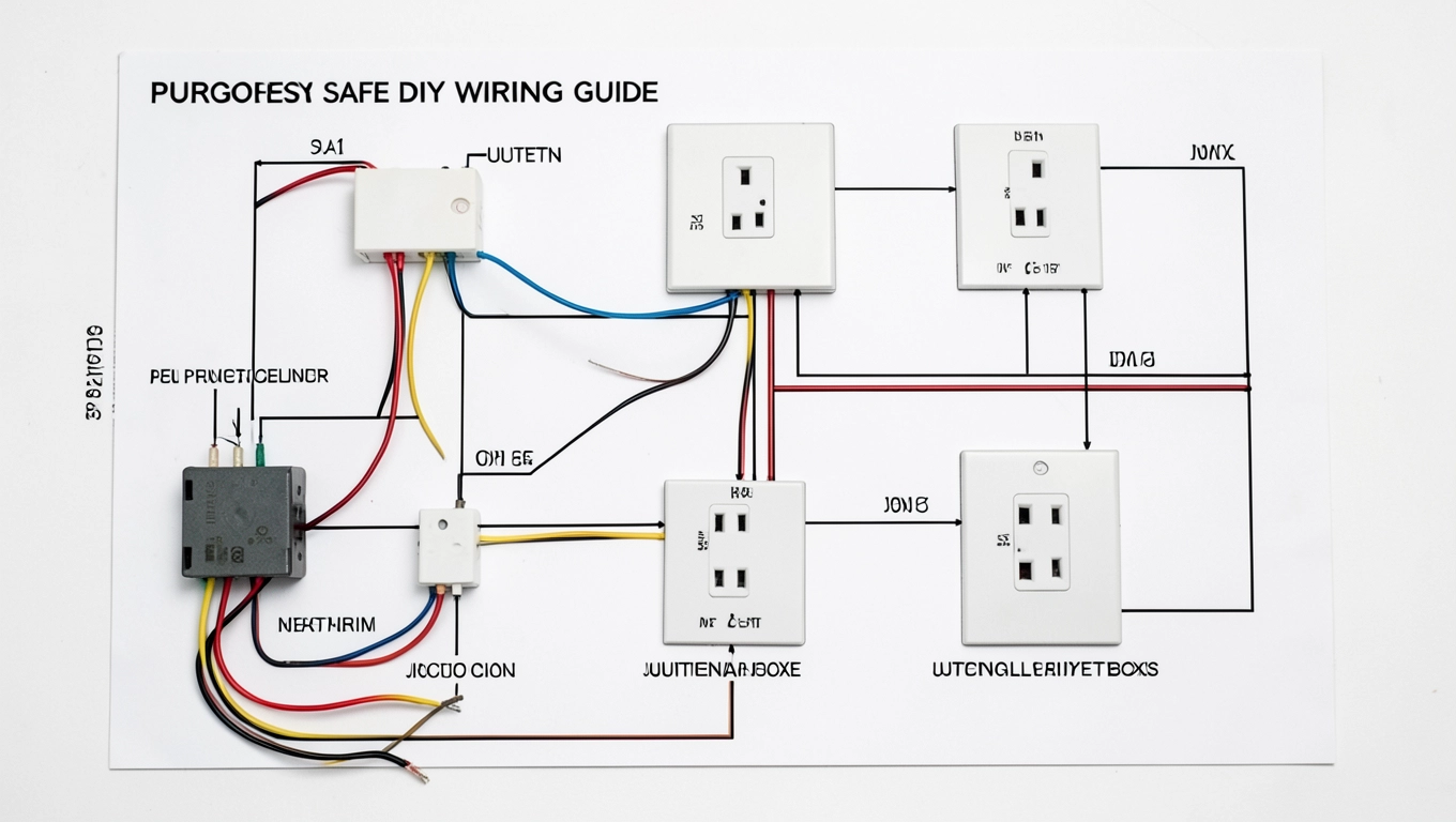 Instalacja elektryczna w garażu schemat