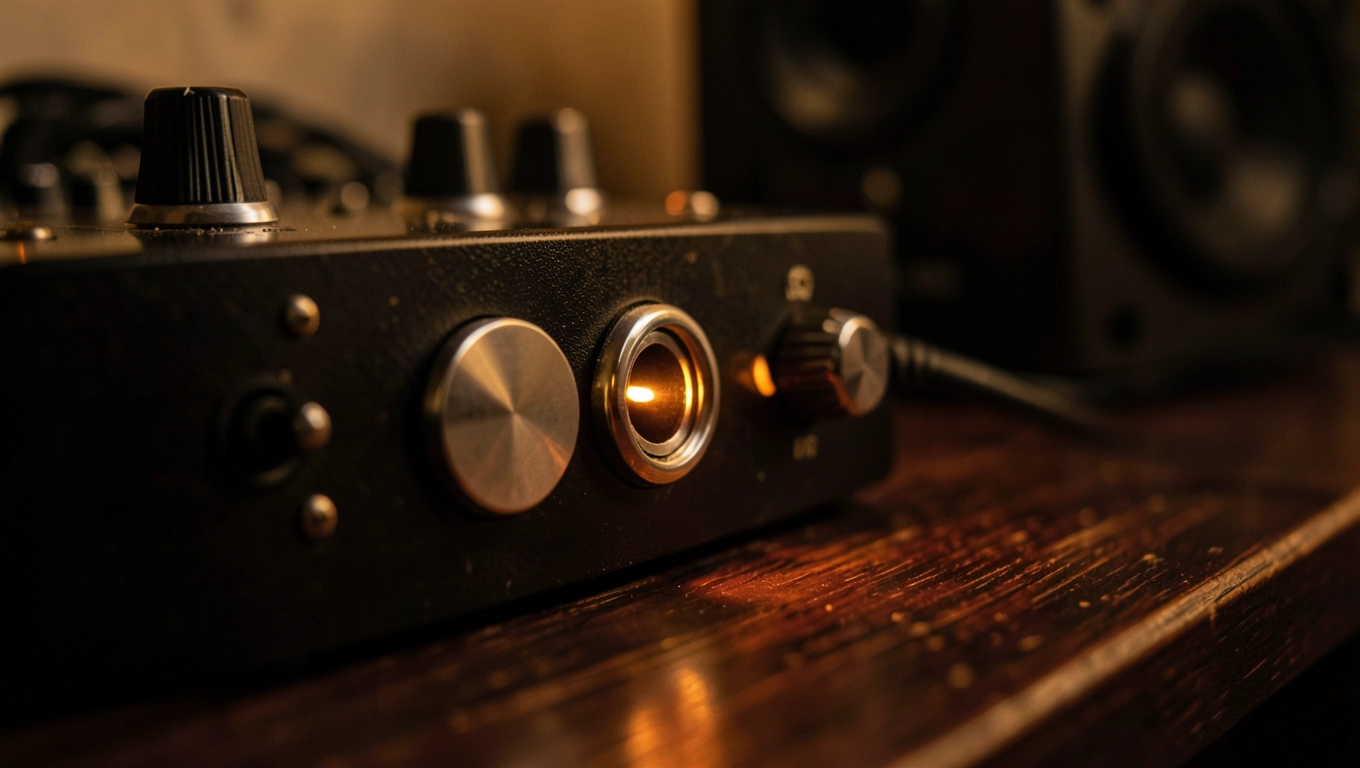 jak grać na gitarze elektrycznej na słuchawkach