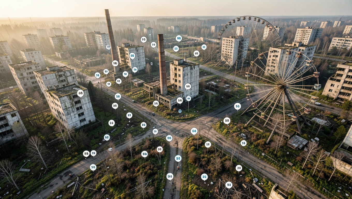 Jak korzystać z interaktywnej mapy Pripyat i elektrowni
