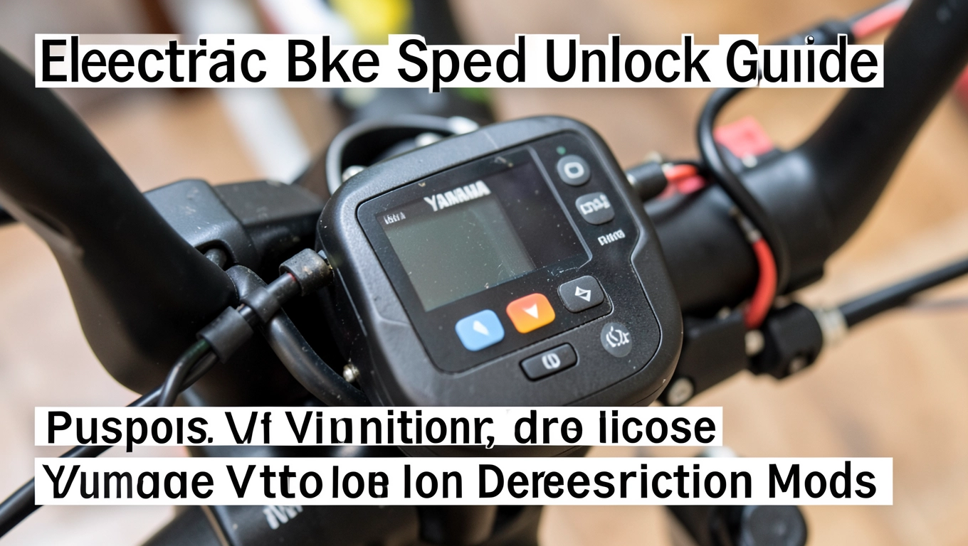 Jak odblokować rower elektryczny Yamaha