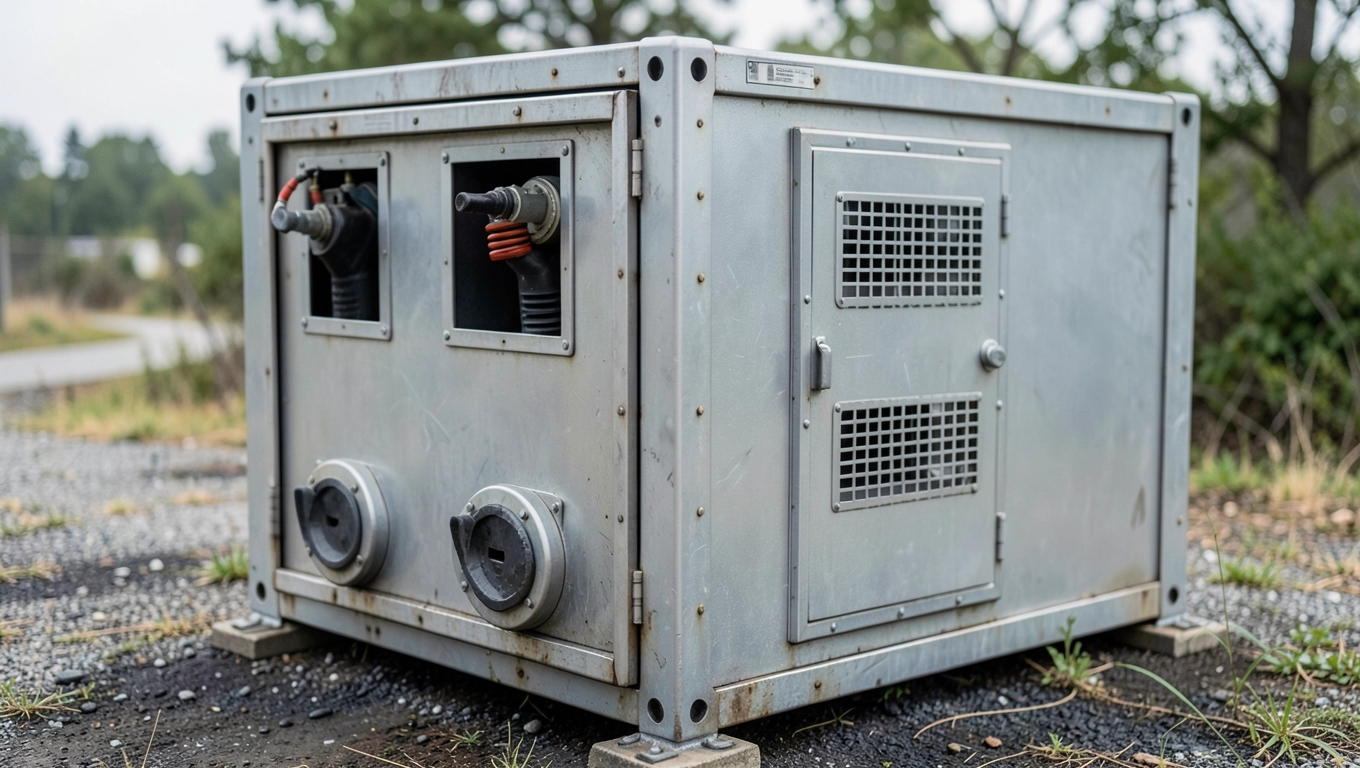 Kontener do gaszenia samochodów elektrycznych