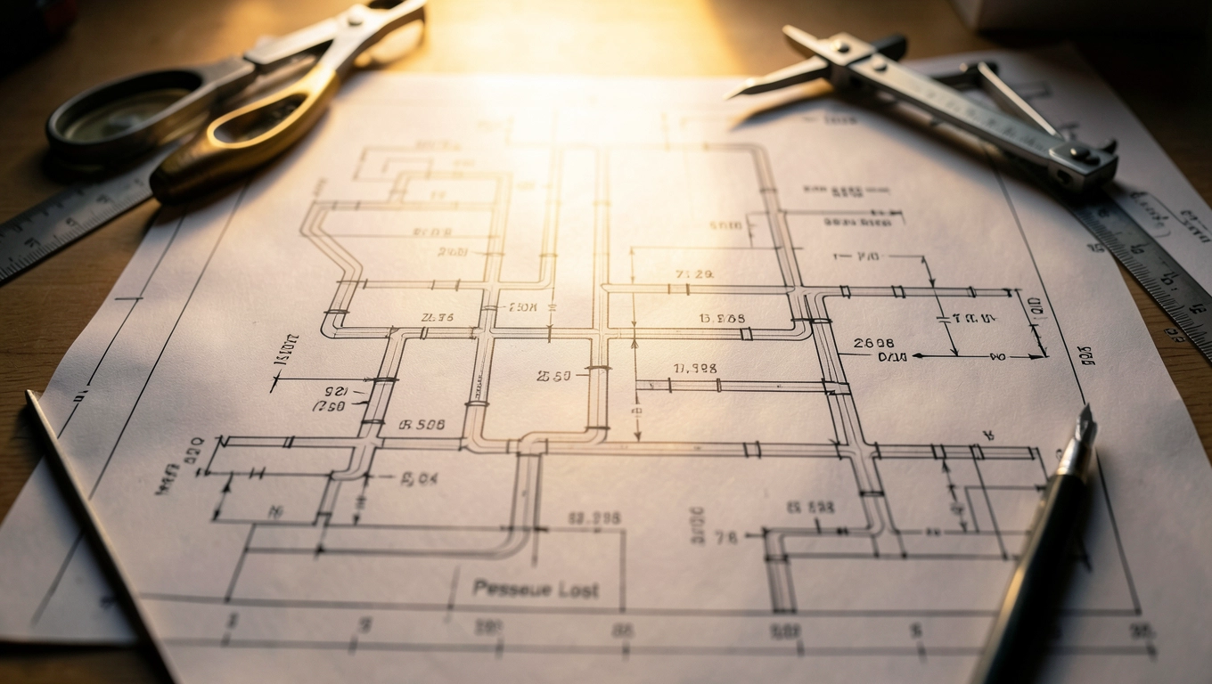 obliczenia hydrauliczne instalacji centralnego ogrzewania