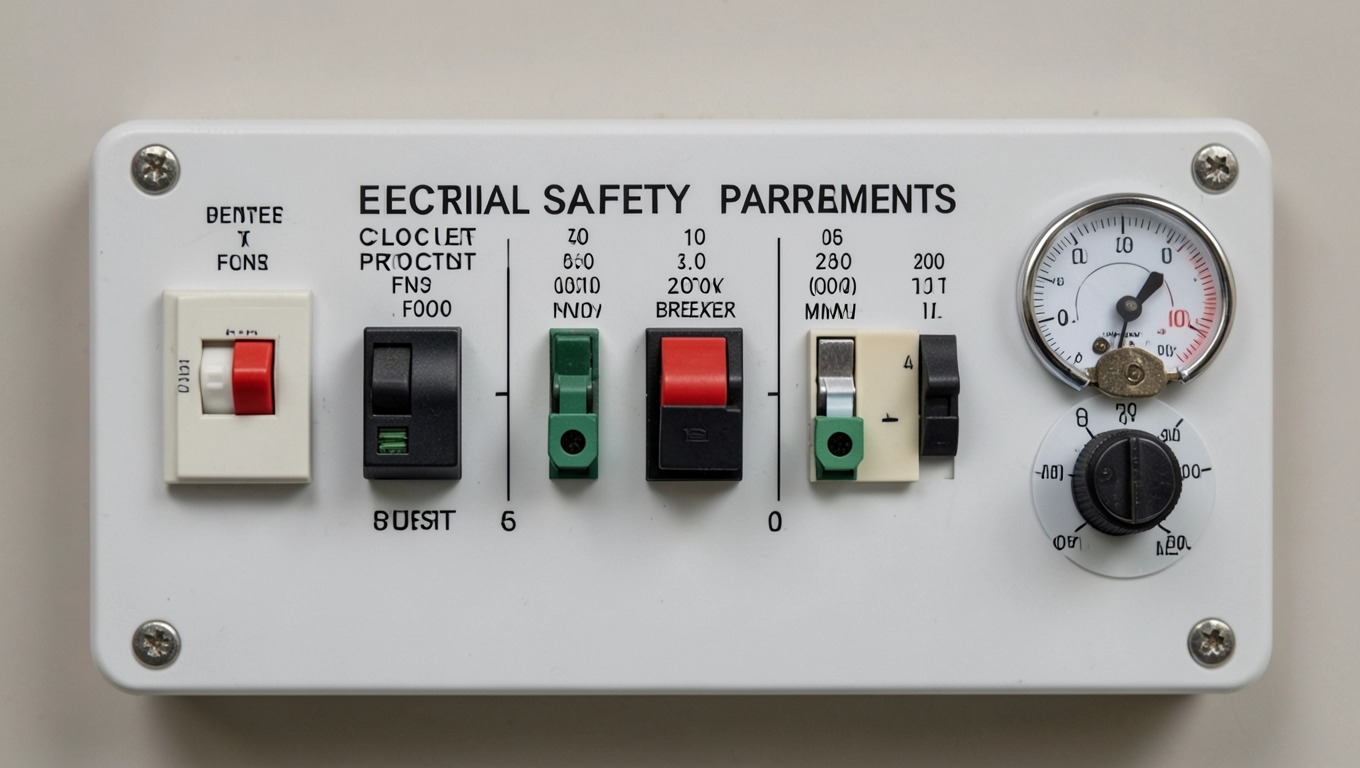 Parametry zabezpieczeń elektrycznych