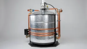 Bojler z wężownicą i grzałką elektryczną 100l